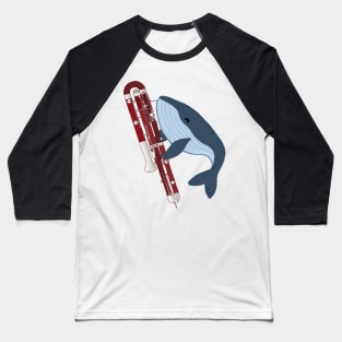 Contrabassoon Whale Baseball T-Shirt